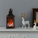 Lifeideas LED Fireplace Lantern Fire Flame Light Home Decor