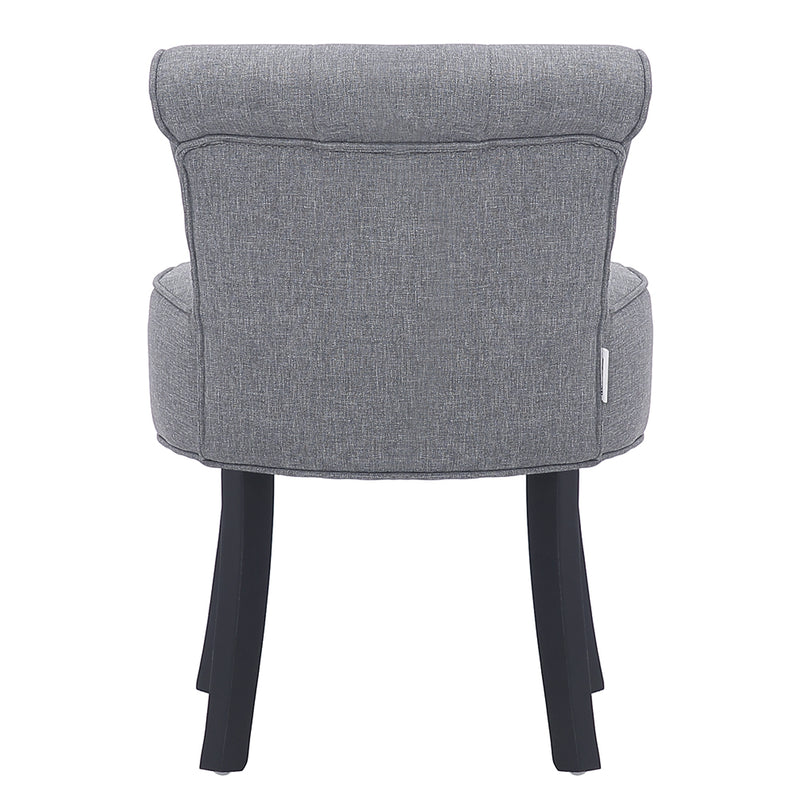 Livingandhome Upholstered Vanity Stool Makeup Dressing Chair