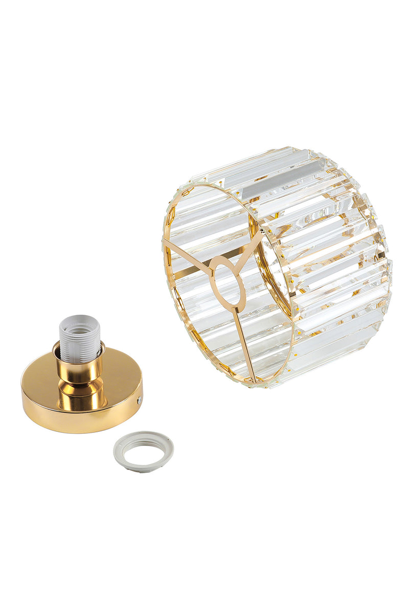 Livingandhome Crystal Mount Ceiling Light