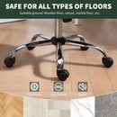 HOMCOM Modern Velvet Office Desk Chair For Bedroom, Living Room