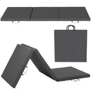 HOMCOM 6FT Foldable Gymnastics Mat, Tri-Fold 2" Thick Crash Mat, Grey