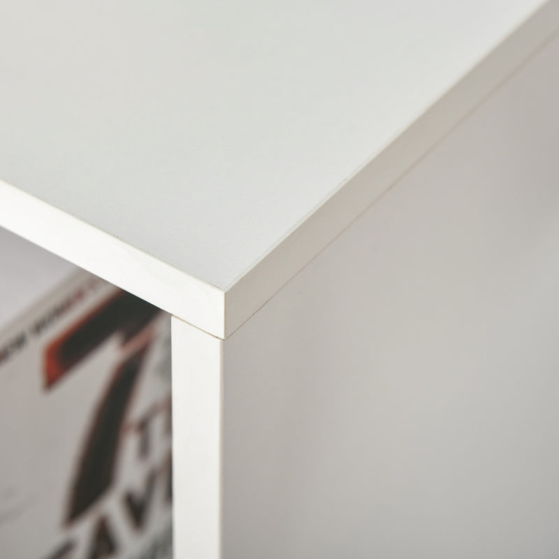 HOMCOM Cubic Cabinet Bookcase Storage Shelves For Home Office, White