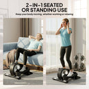 SPORTNOW Under Desk Elliptical Machine, Pedal Exerciser with LCD Monitor