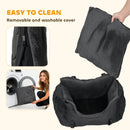 PawHut Dog Car Seat for Small Dogs, Dog Booster Car Seat with Fixed Buckle