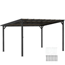3 x 4.3m Pergola Kit Gazebo with UPF 50+ and Waterproof Polycarbonate Roof