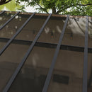 3 x 4.3m Pergola Kit Gazebo with UPF 50+ and Waterproof Polycarbonate Roof