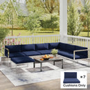Outsunny Replacement Cushions for Outdoor Furniture Garden Seat Cushion Pad
