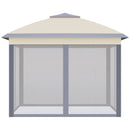 Outsunny Pop Up Gazebo 330L x 330W x 288Hcm - Beige
