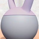 SPORTNOW Kettlebell w/ Soft Body and Non-Slip Handle, Purple and Grey