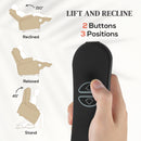 HOMCOM Power Lift Recliner Armchair With Wingback, Button Tufted, Beige