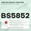 HOMCOM Click Clack Single Chair Bed Settee for Living Room