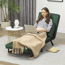 HOMCOM Click Clack Single Chair Bed Settee for Living Room