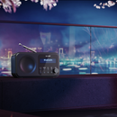 Sharp Tokyo Portable Radio - Midnight Black
