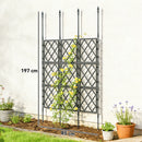 Outsunny Foldable Garden Trellis, Lattice Climbing Support Trellis