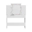 Livingandhome Lighted Dressing Table with Shelves