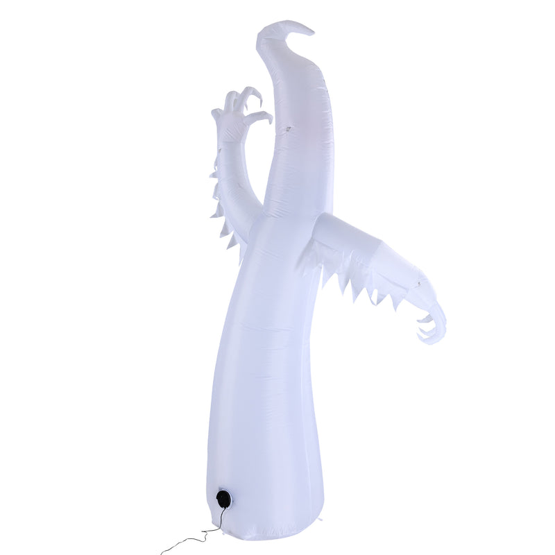 Lifeideas 8ft Halloween Inflatable Spooky Ghost Decoration with Built-in LED Lights