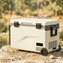 Outsunny Compressor Car Fridge Freezer, Camping Refrigerator W/ App Control