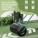 Outsunny Combination Push W/ 38L Sand Or Water Garden Dark Green
