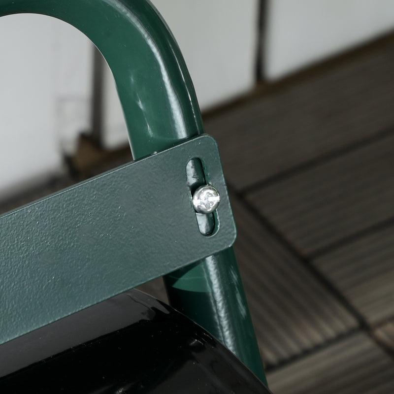 Outsunny Combination Push W/ 38L Sand Or Water Garden Dark Green