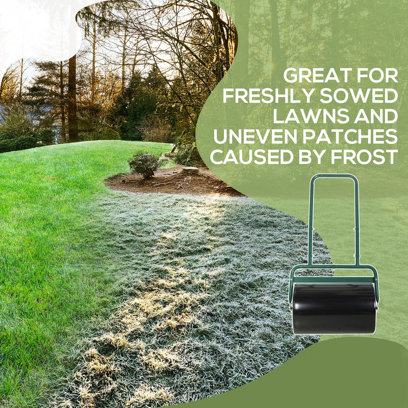 Outsunny Combination Push W/ 38L Sand Or Water Garden Dark Green