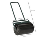 Outsunny Combination Push W/ 38L Sand Or Water Garden Dark Green