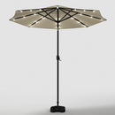 Outdoor Solar 24 LED Lights Patio With Crank For Patio Market With Base