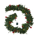 Lifeideas 270cm Artificial Christmas Garland Decorations with Lights