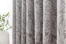 Botanic Chenille Jacquard Lined Pencil Pleat Taped Top Curtains