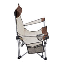 Breeins Foldable Reclining Camping Chair with Footrest