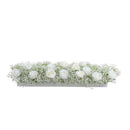 Lifeideas Silk White Rose Row for Decoration