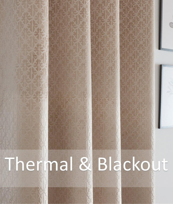 Temple Velvet Ring Top Blackout Curtains