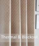 Temple Velvet Ring Top Blackout Curtains