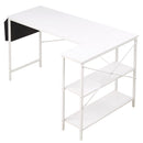 Livingandhome Corner L-Shaped Office Desk