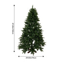 Lifeideas 4FT/1.2M Artificial Christmas Tree with RGB Lights & Wood Stand