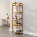 Cottonfy UK Bamboo Wood Bookshelf