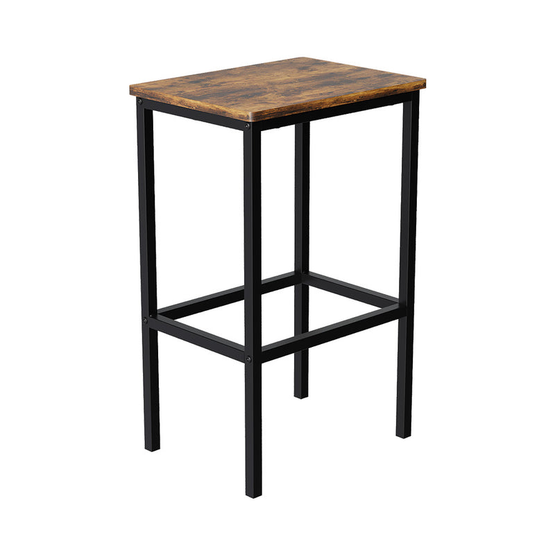 Livingandhome Set of 2 Rectangle Bar Stools