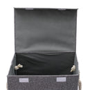 Lifeideas Foldable Home Laundry Baskets Laundry Hamper with Lid and Rope Handles