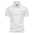 Turn-Down Short-Sleeve Polo Shirt