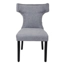 Livingandhome Set of 2 Upholstered Dining Chairs