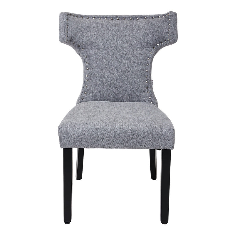 Livingandhome Set of 2 Upholstered Dining Chairs