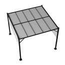 Breeins Outdoor Garden Retractable Pergola with Canopy