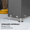 Outsunny Garden Storage Shed Tent Bike Tent, Dark Grey