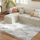 HOMCOM Non-Slip Large Rug for Living Room