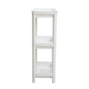 Lifeideas 3-Tier White Plastic Storage Rack