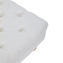 Livingandhome Teddy Fleece Upholstered Footstool
