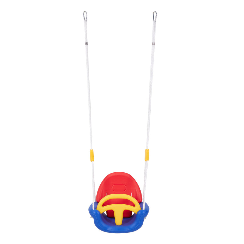 Livingandhome Outdoor 3 in 1 Detachable Toddler Swing with Ropes