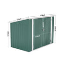 Breeins Steel Trash Can Recycle Bin Enclosure Storage Shed