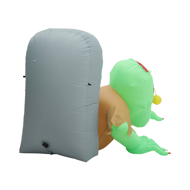 Zombie Tombstone Halloween Inflatable with Lights
