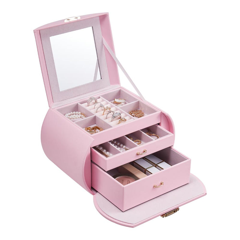 Sheonly Stylish Jewellery Box with Handle