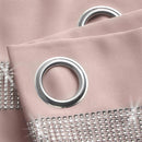 Palace Diamante Ring Top Blackout Curtains